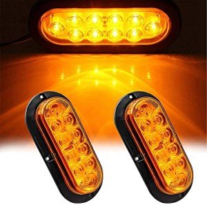 Waterproof 6in Oval LED Turn Signal Lights
