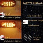 Waterproof 6in Oval LED Turn Signal Lights