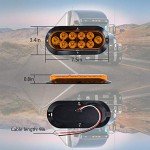 Waterproof 6in Oval LED Turn Signal Lights