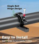 VAZESWIN 2-Pack Aluminum UTV Light Bar Mounts