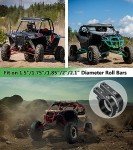 VAZESWIN 2-Pack Aluminum UTV Light Bar Mounts
