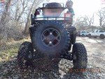 Adjustable UTV/ATV Receiver Hitch Tire Carrier