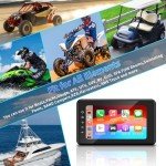 Upgraded Waterproof Marine Stereo with Wireless CarPlay
