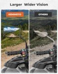 KEMIMOTO ATV 8MM/10MM Side Rearview Mirrors