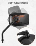 KEMIMOTO ATV 8MM/10MM Side Rearview Mirrors