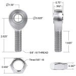 Chromoly Heim Joint Rod End Kit - 2 Set
