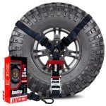 Heavy Duty 3 Point Tire Tie-Down Straps