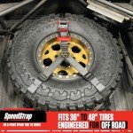 Heavy Duty 3 Point Tire Tie-Down Straps