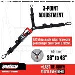 Heavy Duty 3 Point Tire Tie-Down Straps