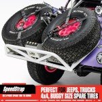 Heavy Duty 3 Point Tire Tie-Down Straps