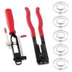 CV Boot Clamp Pliers Kit with Clamps