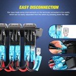 Nilight Waterproof 4 Gang Switch Panel with USB