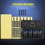 Nilight Waterproof 4 Gang Switch Panel with USB