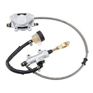 GOOFIT Rear Foot Brake Master Cylinder Assembly for ATV