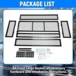 Universal Front Cargo Basket for UTV/ATV Storage
