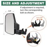 Universal UTV Side Mirrors for Most Models