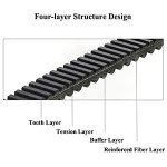 Chikia CVT Drive Clutch Belt for Hisun UTV ATV