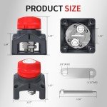 Battery Disconnect Switch for Cars, RVs, ATVs