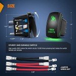 Nilight Rock Lights LED Switch with Jumper Wires