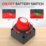 Battery Disconnect Switch for Cars, RVs, ATVs