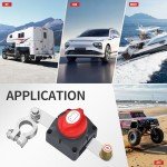 Battery Disconnect Switch for Cars, RVs, ATVs