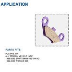 ECCPP Brake Pads for Sportsman and Scrambler ATV