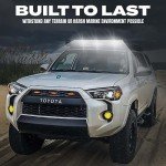 10-Inch Black Oak LED Light Bar Combo