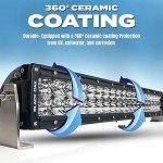 10-Inch Black Oak LED Light Bar Combo