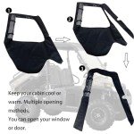 Soft Cab Enclosure Side Doors for Hisun, Axis, Coleman