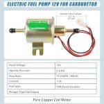 Universal 12V Electric Fuel Pump Kit with Line