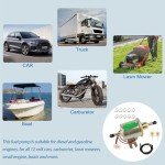 Universal 12V Electric Fuel Pump Kit with Line