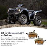 Kawasaki ATV Brake Calipers with Pads 4x4