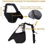 Hisun Axis 500/700 Soft Cab Doors - C CLINK