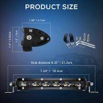 7-Inch CO LIGHT LED Light Bar with Brackets