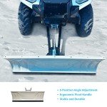 Universal 48" Adjustable ATV Snow Plow Kit