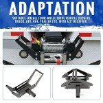 HECASA Foldable Winch Mounting Plate for ATVs