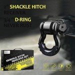 Heavy-Duty Tow Hitch Receiver with Shackle and Pin