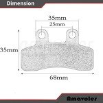 Amavoler Disc Brake Pads for 110cc-125cc ATVs