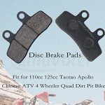 Amavoler Disc Brake Pads for 110cc-125cc ATVs