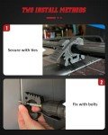 Quick-Release Shovel Holder Clamp Mount - 4 Pack
