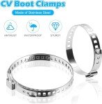32-Piece CV Boot Clamps Kit with Pliers