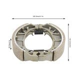 Universal Heat Resistant Rear Drum Brake Shoes
