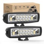 Nilight 6" LED Light Pods - 60W Combo