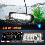 Nilight 6" LED Light Pods - 60W Combo