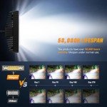 Nilight 6" LED Light Pods - 60W Combo