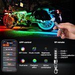10-Piece LED Underglow Kit for ATVs & Motorcycles