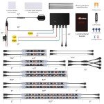 10-Piece LED Underglow Kit for ATVs & Motorcycles