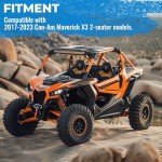 HECASA Soft Doors for 2017-2023 Can-Am Maverick X3