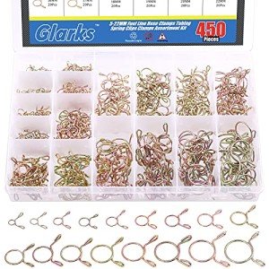 450Pcs Fuel Line Hose Clamps Kit for ATV