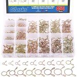450Pcs Fuel Line Hose Clamps Kit for ATV